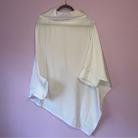Margareth & Moi EU 36 Blouse White Women's Longline Top - Picture 8 of 10